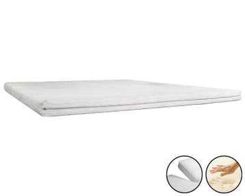 Luxe Nasa Traagschuim Splittopper 6 cm - 160 x 200, Huis en Inrichting, Nieuw