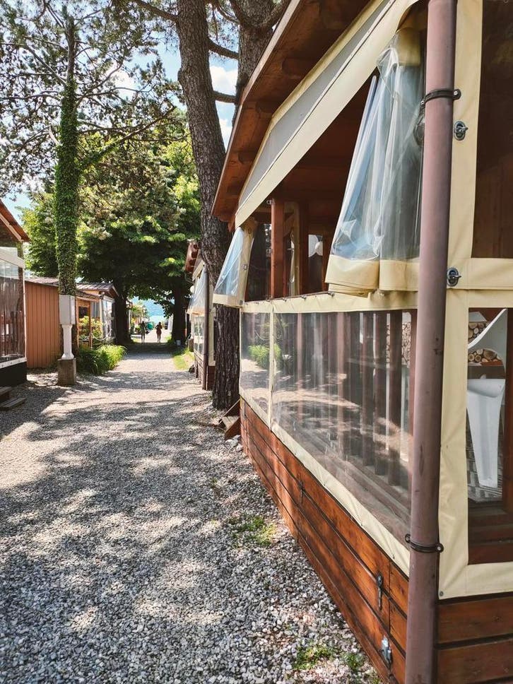 Koop of huur I Chalet bij meer van Lugano I Porlezza, Vakantie, Campings, Aan meer of rivier, In bergen of heuvels, Airconditioning
