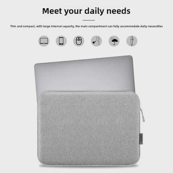Luxe Laptop Sleeve & Tas - Beschermhoes voor 12.5 t/m 16.7 I, Computers en Software, Verzenden, Nieuw