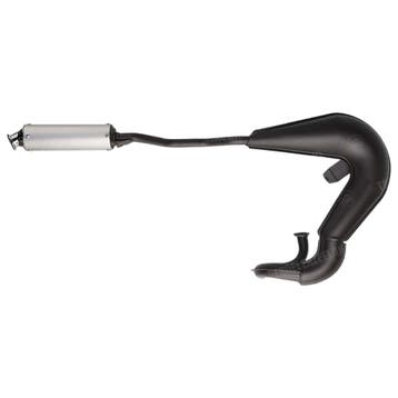 Tomos Uitlaat 25mm Tecno off road EVO zwart met aluminium..., Ophalen of Verzenden, Nieuw, Tecno