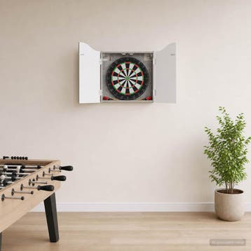 vidaXL Dartbord Kabinet Betongrijs 56 x 12 x 63 cm Bewerkt, Verzenden, Nieuw