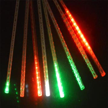 Kerst- LED Meteoorregen Buis - 30 cm - RGB, Diversen, Ophalen of Verzenden, Nieuw