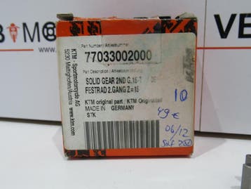 KTM 250 SX-F Tandwiel 77033002000, Ophalen of Verzenden, Nieuw