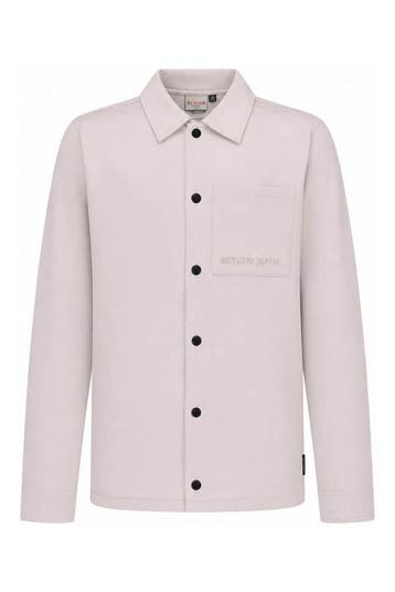 Retour Jeans Overhemd Jongens in maat 176 Beige, Verzenden, Zo goed als nieuw, Retour Jeans, Jongen of Meisje