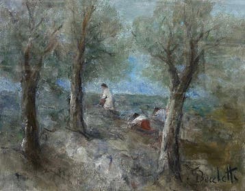 Gaetano Bocchetti (1888-1990) - Raccolta di olive