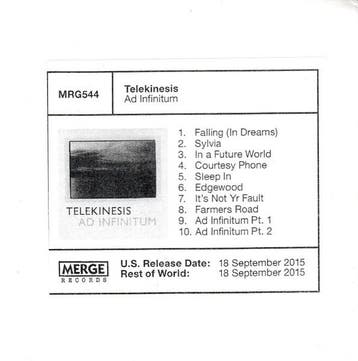cd card - Telekinesis - Ad Infinitum, Verzenden, Zo goed als nieuw, Rock en Metal