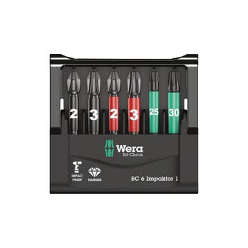 Bitset Bit-Check 6 Impaktor 1 Wera, Verzenden, Nieuw