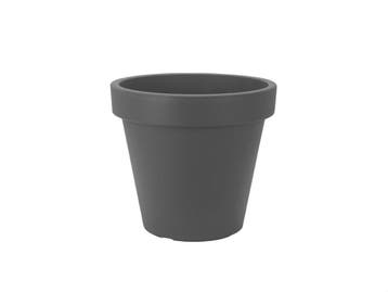 Kunststof Bloempot Antraciet Ø58cm Dubbelwandig Hoogte 52cm, Ophalen of Verzenden, Nieuw