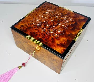 Sieradendoos - Thuya, Antiek en Kunst, Curiosa en Brocante