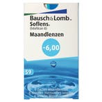 Bausch & Lomb -6.00 Maandlenzen, Verzenden, Nieuw