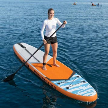 vidaXL Opblaasbaar Stand Up Paddle Board TRITON 366 x 81 x, Watersport en Boten, Verzenden, Nieuw