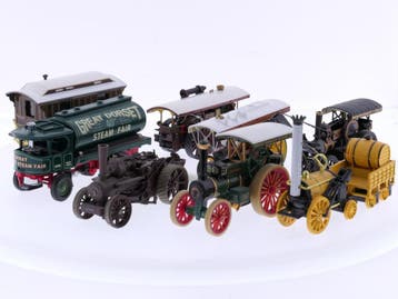 Schaal 00 Oxfort en Matchbox diverse stoomvoertuigen en t..., Ophalen of Verzenden, Gebruikt, Overige typen, Analoog