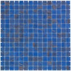 Wand & Vloer Mozaïek Tegels Factory Glas Blauw - Matje 32.., Nieuw, Ophalen of Verzenden, 20 tot 40 cm, 10 m² of meer