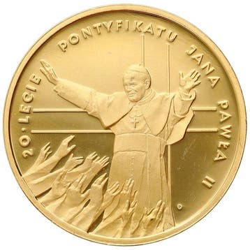 Polen. 200 Zlotych 1998 - John Pauls II Pontificate