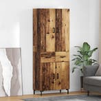 vidaXL Highboard met lade Oud Hout 69,5 x 34 x 180 cm, Minder dan 50 cm, Verzenden, Nieuw, Minder dan 100 cm