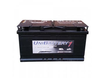 UniBattery Semitraktie 100ah accu, Verzenden, Nieuw