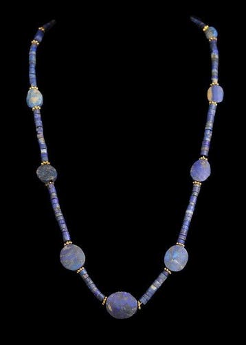 West-Aziatisch lapis lazuli Kralenketting (Zonder