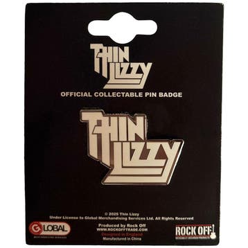 Thin Lizzy Logo - Pin officiële merchandise, Ophalen of Verzenden, Nieuw, Kleding