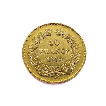 Frankrijk. Louis Philippe I. 40 Francs 1834-A, Paris