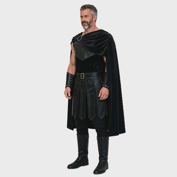 Odysseus Ridder Kostuum Zwart - Volwassen Cosplay & Hallowee, Verzenden, Nieuw