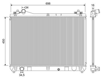 Radiateur o.a: Suzuki, Grand Vitara II (JT), Ophalen of Verzenden, Nieuw, Suzuki