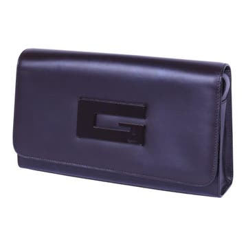 Gucci Square G Schoudertas - Aubergine Leer, Verzenden, Zo goed als nieuw