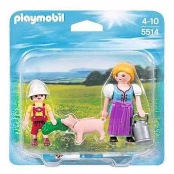 Playmobil Boerin en jongen – 5514 (Nieuw), Verzenden, Nieuw