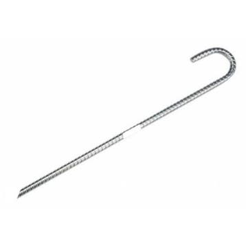 Benson Gebogen grondpen - koolstofstaal - 380 mm - zilver, Ophalen of Verzenden, Nieuw