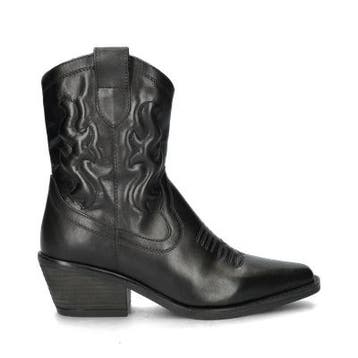 Nelson cowboylaarzen voor dames in het Zwart, Verzenden, Zwart, Overige typen, Nieuw
