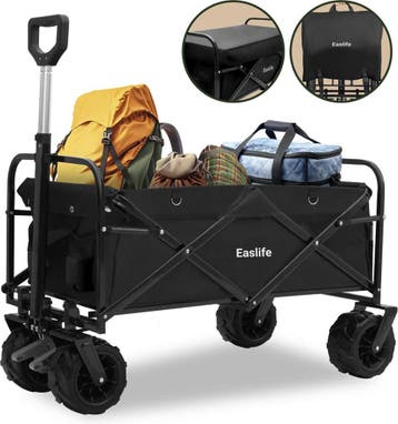 EasLife Bolderkar - Opvouwbare bolderwagen met regen Hoes -, Ophalen of Verzenden, Nieuw