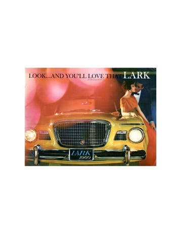 1960 STUDEBAKER LARK BROCHURE ENGELS, Nieuw, Author