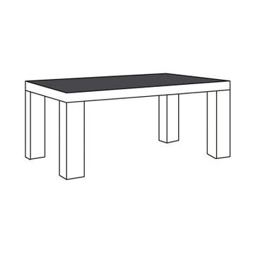 Eettafel-L Lageland - eettafel, Nieuw, Overige vormen, Overige materialen