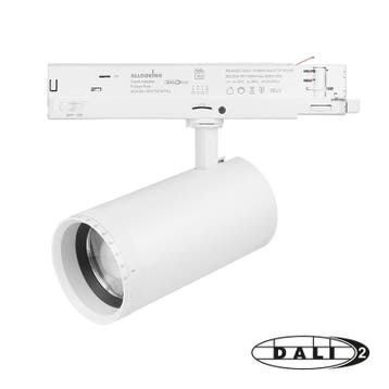 Luxar 3 Fase Rail DALI Railspot 30W Zoomable CCT 2700–4000K, Verzenden, Nieuw