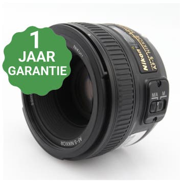 Nikon AF-S 50mm f/1.8G, Verzenden, Gebruikt