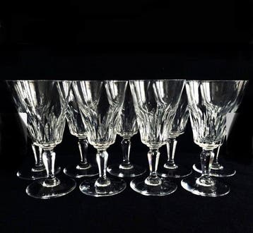 Baccarat, Cristal taillee , - Wijnglas (6) - Kristal