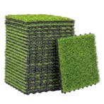 22-delige Set Kunstgras Tegels 30x30 Cm Grastegels Met Drain, Tuin en Terras, Verzenden, Nieuw