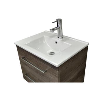 Wastafel Sanicare Q6 Inclusief Kraangat en Overloop 60x45cm, Ophalen of Verzenden, Nieuw, Overige typen
