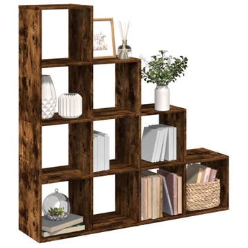 vidaXL Kamerscherm / boekenkast 131,5x29x131,5 cm hout, Minder dan 50 cm, Verzenden, 100 tot 150 cm, Nieuw