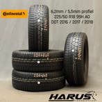 225/50/18 99H Continental winterbanden 6,2/5,5mm profiel 4X, 18 inch, Gebruikt, Band(en), Personenwagen