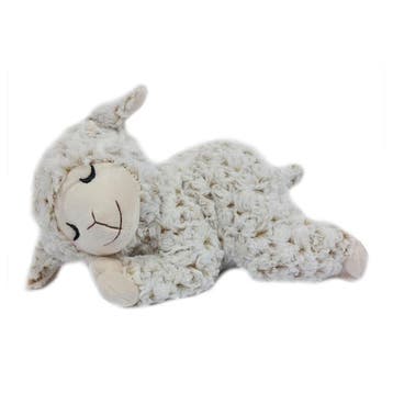 Schaap/lammetje knuffel - pluche - wit - 28 cm, Verzenden, Nieuw
