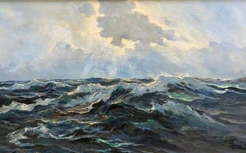 Meeuwis van Buuren (1902-1992) - Zeegezicht