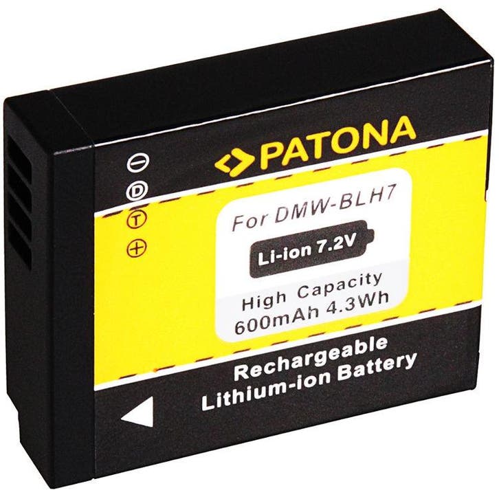 Panasonic DMW-BLH7 accu (Patona), Audio, Tv en Foto, Accu's en Batterijen, Nieuw, Verzenden