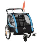 TRUUSK 2-in-1 Fietsaanhanger en Kinderwagen - 360° Draaibaar, Verzenden, Nieuw