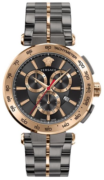 Versace VE6CA0723 Aion Chrono horloge, Overige merken, Staal, Verzenden, Polshorloge