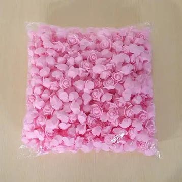 Foamroos Lia voor Rose Bear Roze Los 3,5 cm 50 stuks, Hobby en Vrije tijd, Knutselen, Ophalen of Verzenden, Nieuw