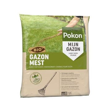 Pokon bio gazonmest | 125 m² (8.5 kg), Verzenden, Nieuw