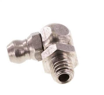 90° Haakse Smeernippel RVS M6x1 DIN 71412, Verzenden, Nieuw