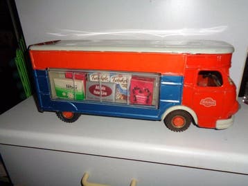 Gama - Blikken speelgoed - gama blech verkaufs LKW mit