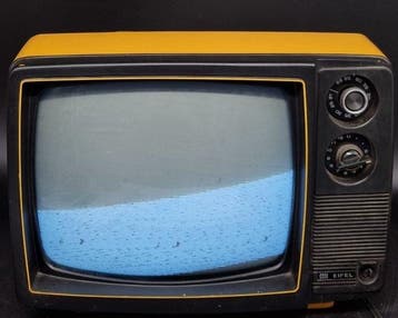 Buis televisie - ITT Eifel – draagbare televisie – vintage