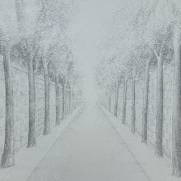 Gregory Masurovsky (1929-2009). - Grande Allée de cyprès, Antiek en Kunst
